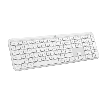 Teclado Inalámbrico Logitech Slim K950 Bluetooth - Blanco