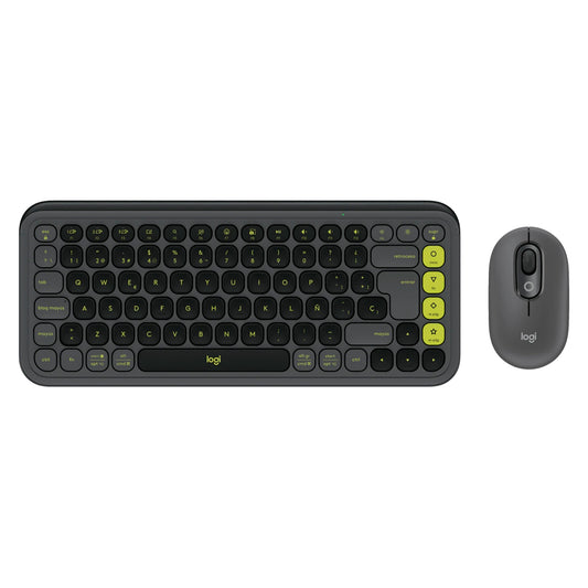 Combo Teclado y Mouse Logitech Pop Icon Grafito