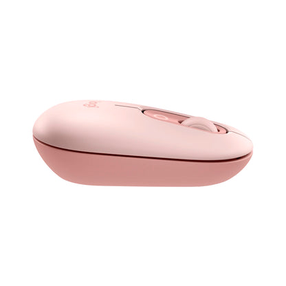 Combo Teclado y Mouse Logitech Pop Icon Rosado y Blanco