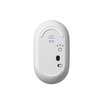 Combo Teclado y Mouse Logitech Pop Icon Lila y Blanco