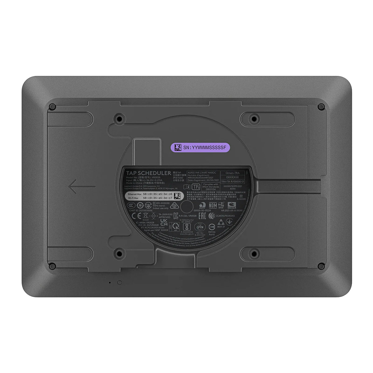 Panel de programación Logitech para salas de reunion