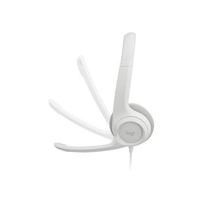 Audífonos / Diadema Con Micrófono Logitech Usb H390 Blanca