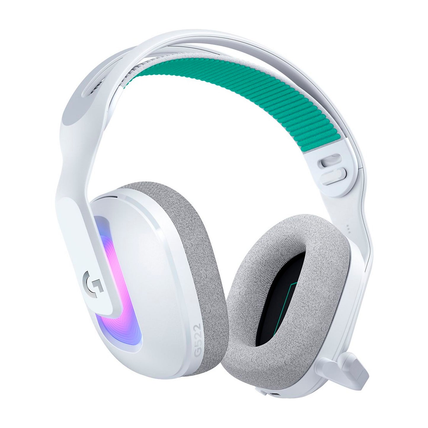 Diadema Gamer Logitech G522 inalámbrica LIGHTSYNC RGB Blanca