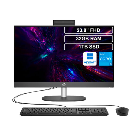 Todo en uno AIO HP 240 G10 Core i5 1335U 32GB 1TB Win 11 Pro