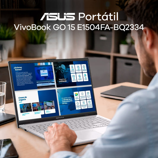 Portátil Asus Vivobook E1504FA Ryzen 5 7520U 16GB 512GB 15.6" FHD