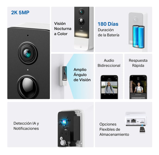 Cámara De seguridad Inteligente Tapo Tp-link D230s1 2k 5mp