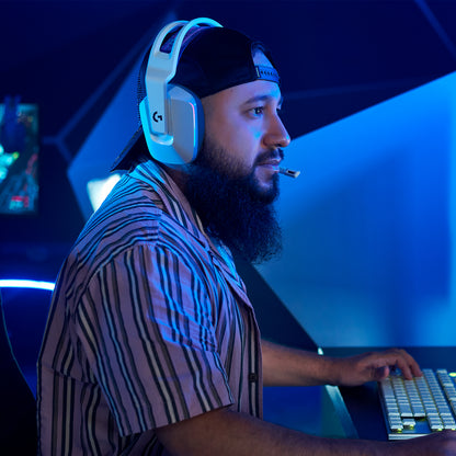 Audífonos Gamer Inalámbricos Logitech G Series G733 Blanco