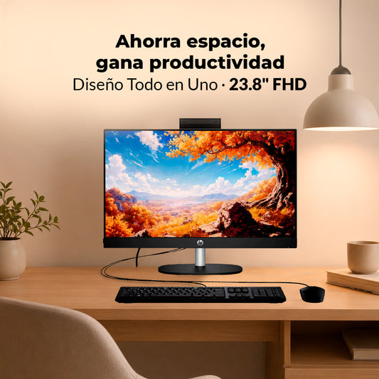 Todo en uno HP ProOne 240 G10 Core Ultra 7 155U 8GB 512GB 23.8" FHD