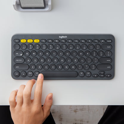 Teclado Inalámbrico Logitech K380s Bluetooth Pebble Negro