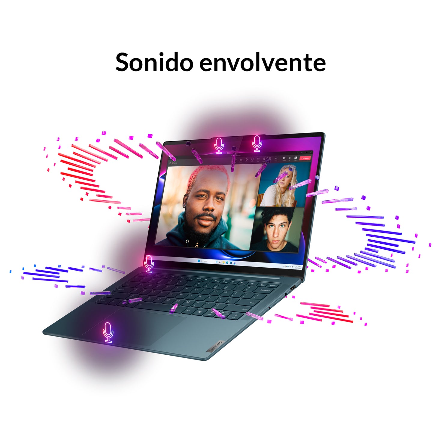 Portátil Lenovo Yoga Pro Ryzen 7 8845HS 16GB 1TB RTX 3050 14.5"