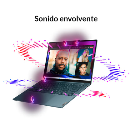 Portátil Lenovo Yoga Pro Ryzen 7 8845HS 16GB 1TB RTX 3050 14.5"