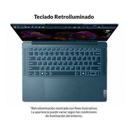 Portátil Lenovo Yoga Pro Ryzen 7 8845HS 16GB 1TB RTX 3050 14.5"