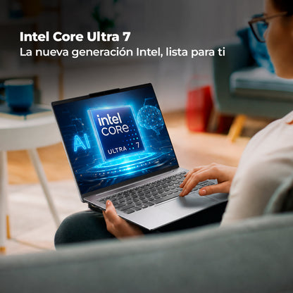 Portátil Lenovo Slim Core Ultra 7 155H 16GB 1TB WUXGA 14