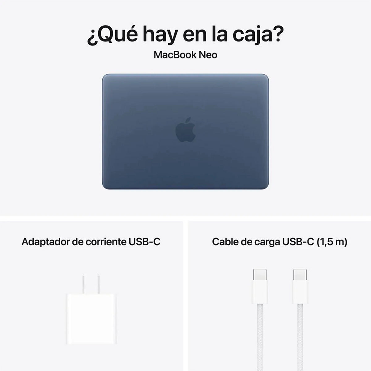 Portátil Apple MacBook Neo A18 Pro 8GB 256GB Retina 13 - Indigo