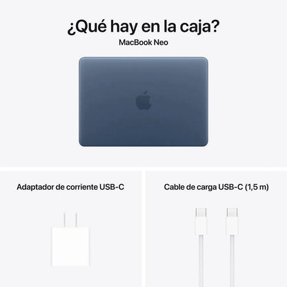 Portátil Apple MacBook Neo A18 Pro 8GB 256GB Retina 13 - Indigo