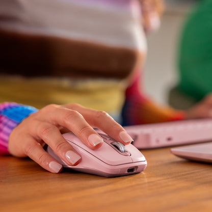 Mouse inalámbrico Logitech MX ANYWHERE 3S Recargable - Rosa