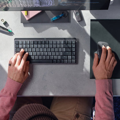 Teclado Bluetooth Logitech Mx Mechanical Mini Recargable Esp