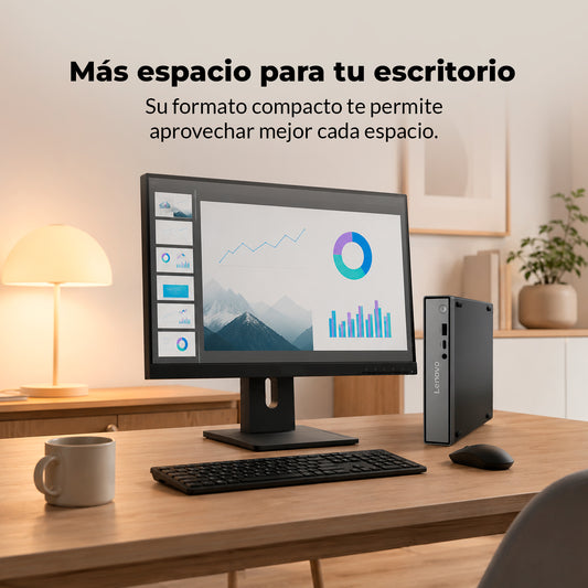 Computador Lenovo Tiny Core 5 210H 16GB 512GB 22" FHD