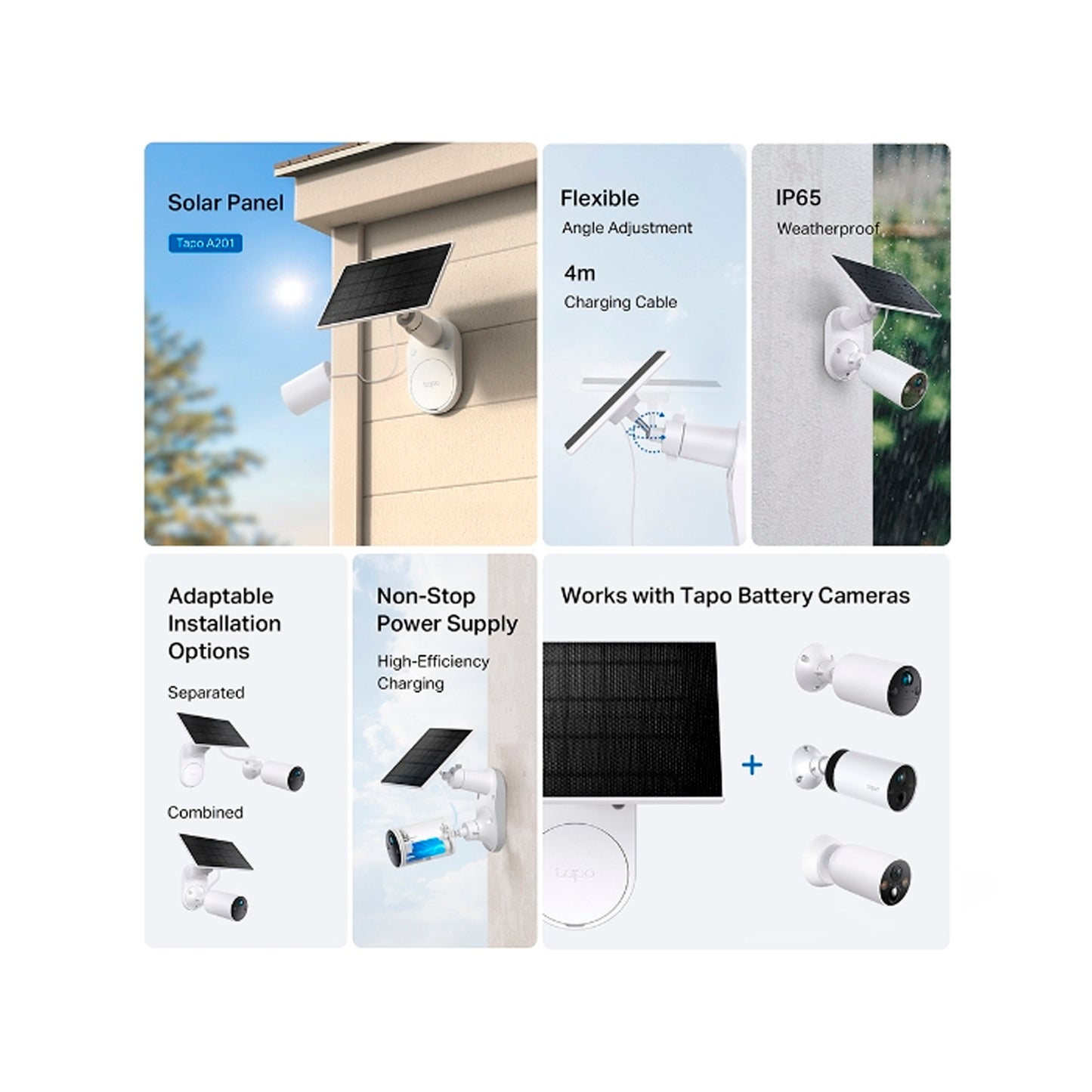 Panel Solar Tp-Link Tapo A201 para Cámara de Vigilancia