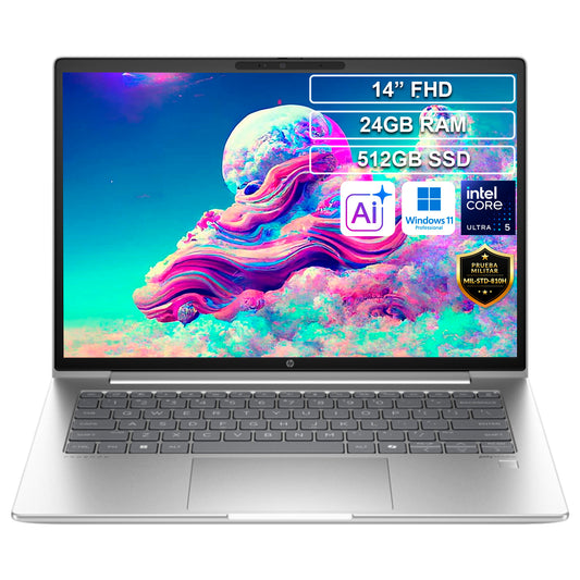 Portátil HP Probook Core Ultra 5 125U 24GB 512GB Win 11 Pro