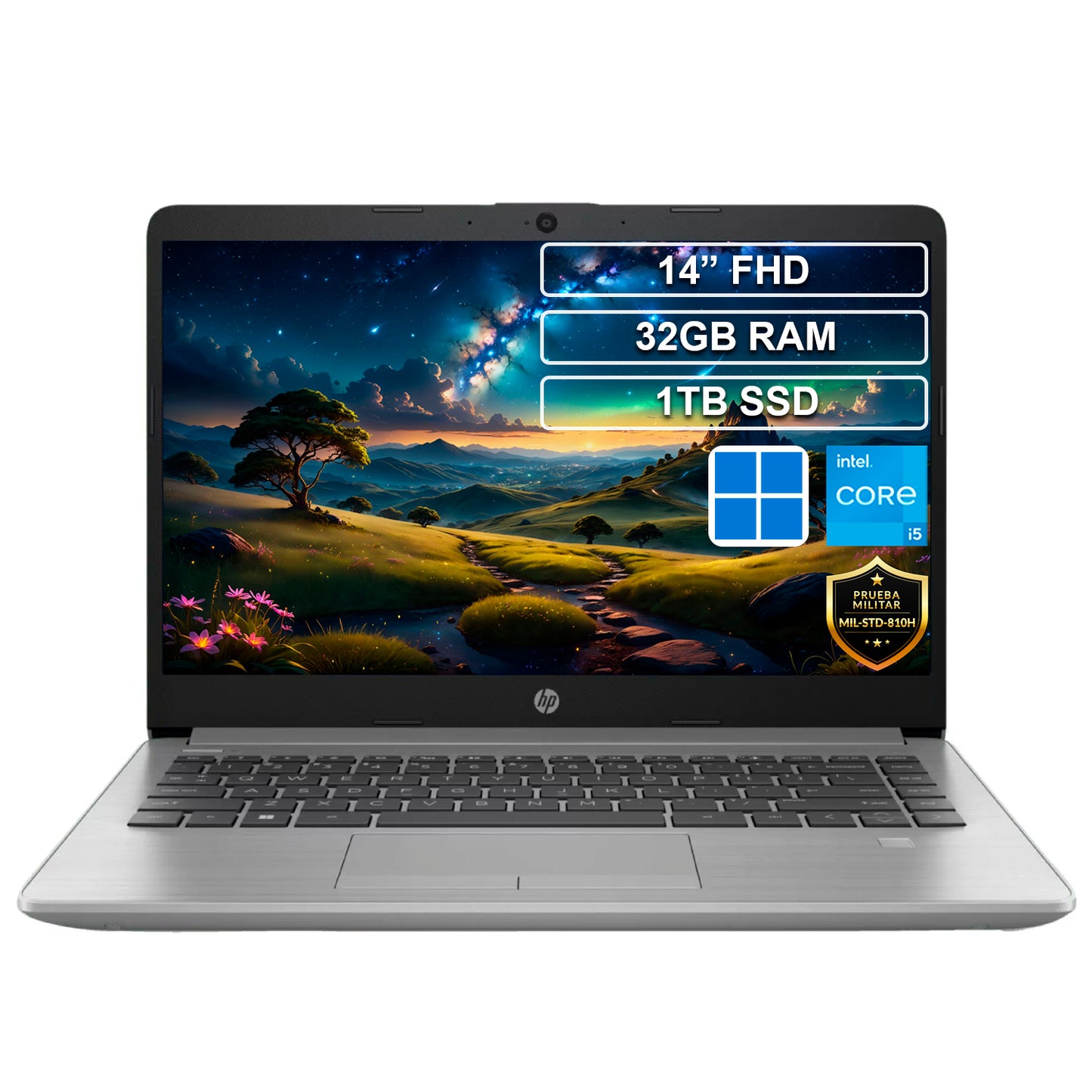 Portátil HP 240 G9 Core i5 1235U 32GB 1TB HD 14 Win 11 Pro