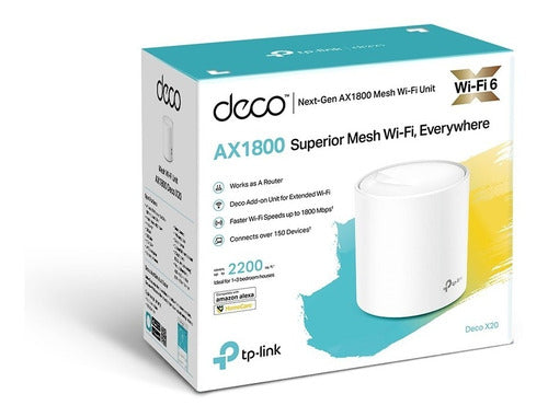 A. Point, Router, Sistema Wi-fi Mesh Tp-link Deco X20 Blanco