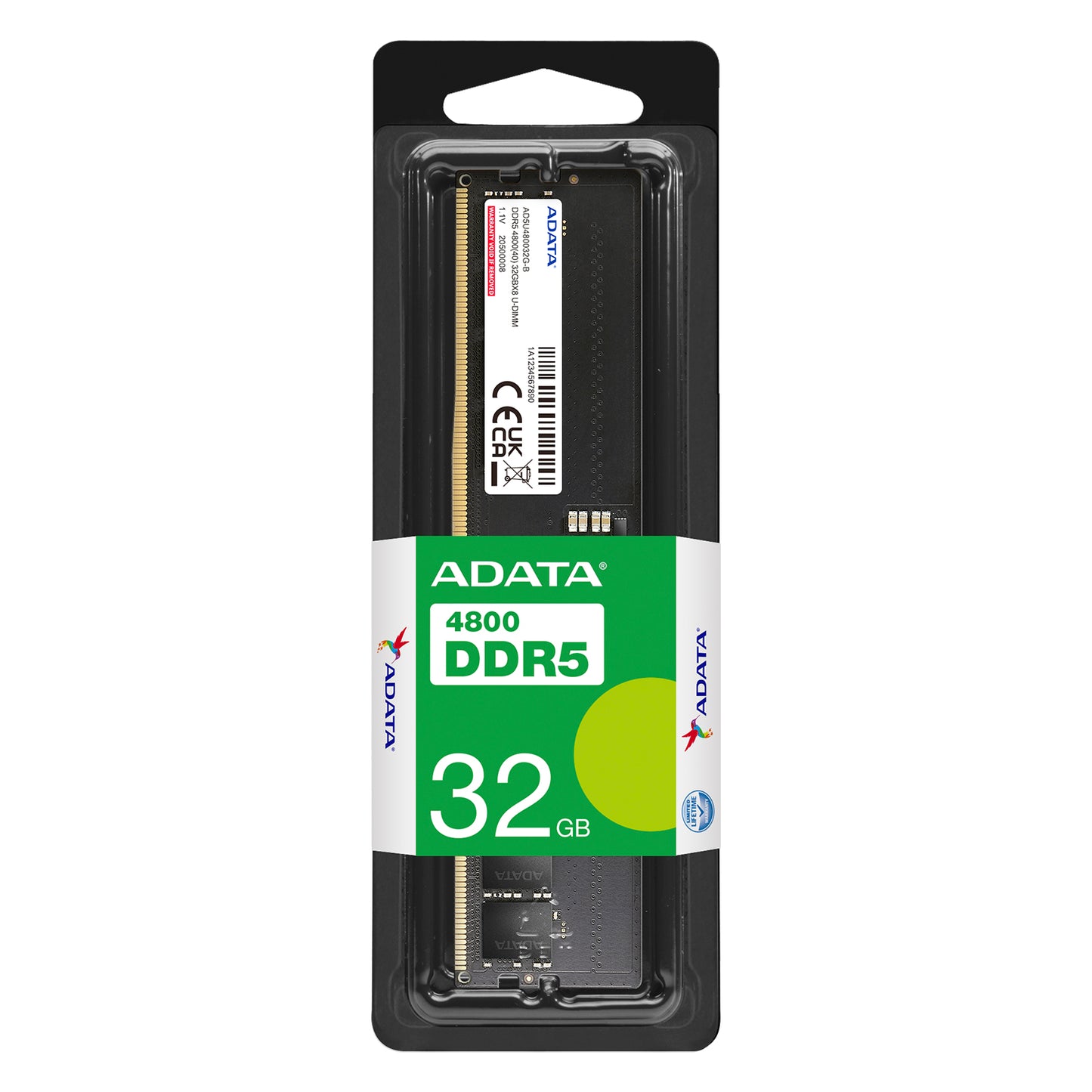 Memoria Ram PC Escritorio 32gb Ddr5 Adata 4800 Mt/s