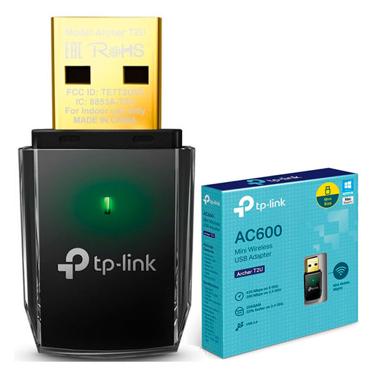 Tp-link Archer T2u Adaptador De Red Wifi Usb Banda Dual