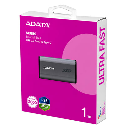 Disco Duro Externo Adata SE880 SSD 1TB USB-C