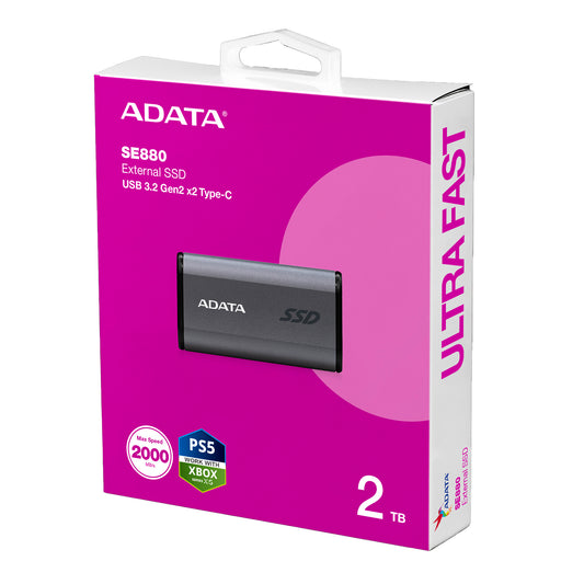 Disco Duro Externo Adata SE880 SSD 2TB USB-C