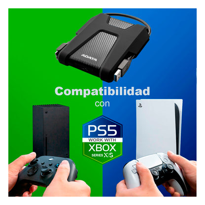 Disco Duro Externo 1tb Antigolpes Adata Hd680 Usb Ps5 Xbox