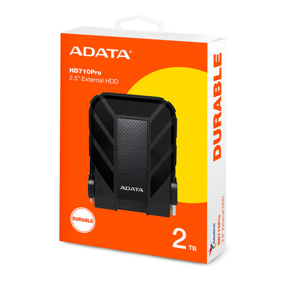 Disco Externo ADATA HD710P 2TB Antigolpes Sumergible Negro