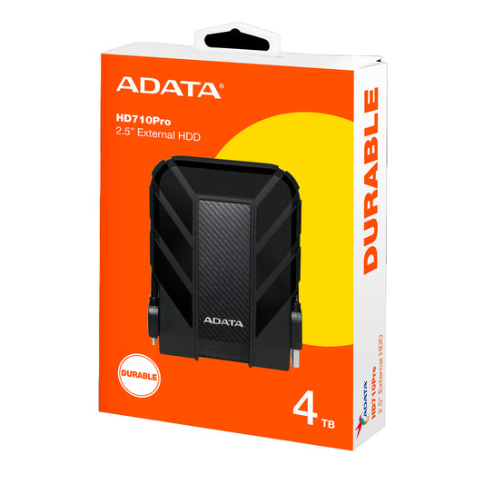 Disco Externo ADATA HD710P 4tb Antigolpes SUMERGIBLE Negro