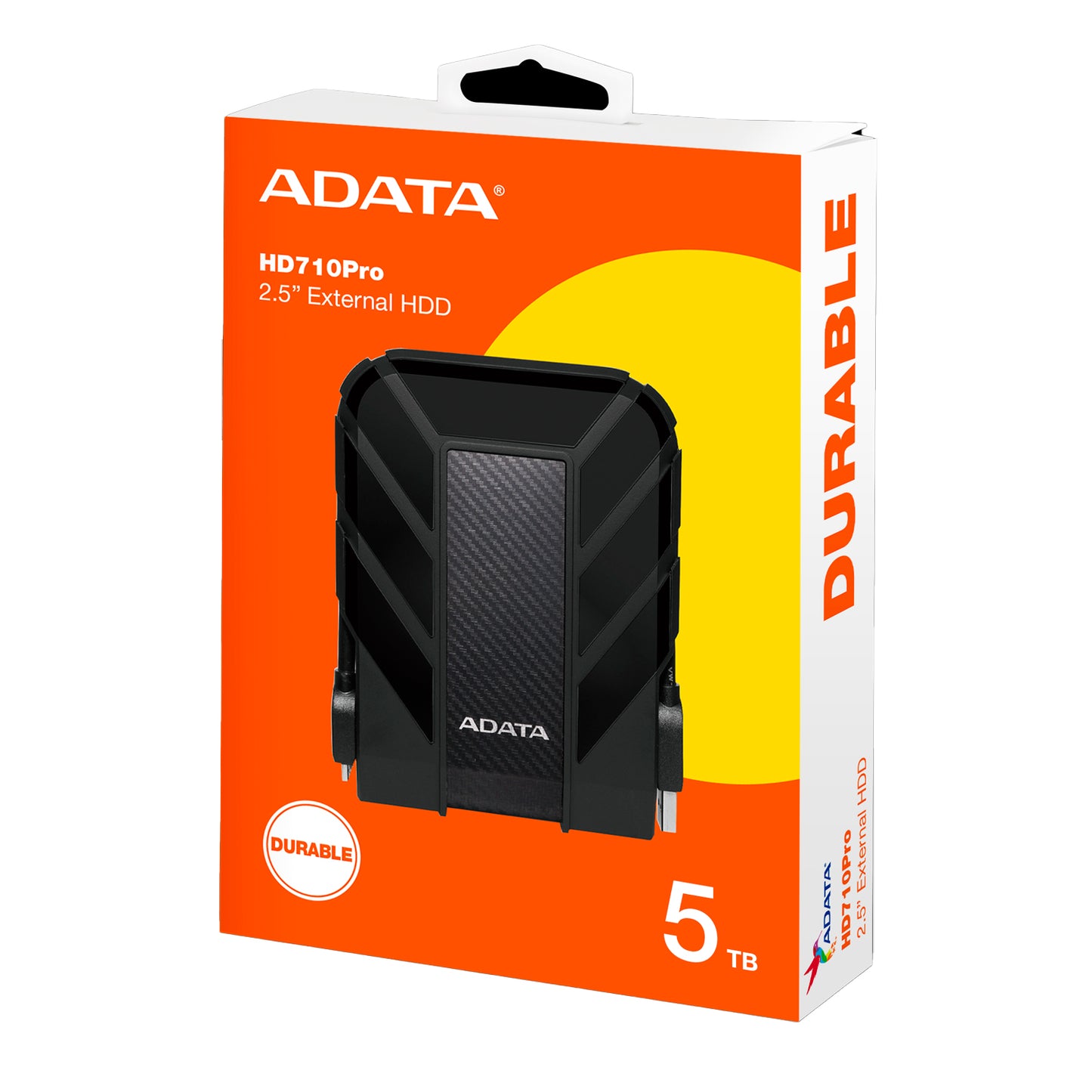 Disco Externo ADATA HD710P 5tb Antigolpes SUMERGIBLE Negro