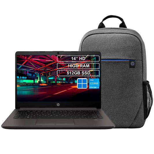 Portátil HP 240R G9 Core i5 1335U 16GB 512GB Win + Obsequio