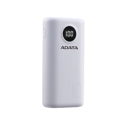 Power Bank Adata 10000 Mah AP10000QCD Multi Carga - Blanco