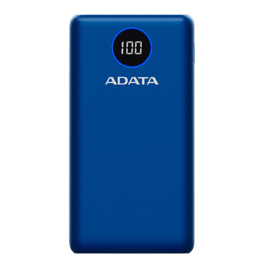 Power Bank Adata 20000 Mah AP20000QCD Multi Carga - Azul