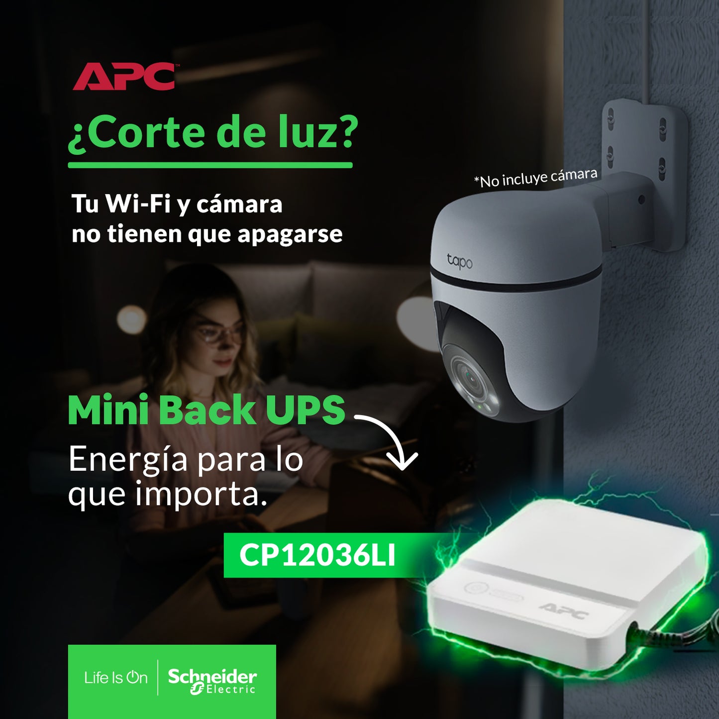 Mini Back-UPS APC 12V 36w Para Router Y Modem Wi-fi