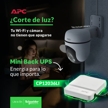 Mini Back-UPS APC 12V 36w Para Router Y Modem Wi-fi
