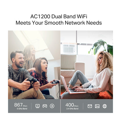 Router Tp-link Wifi Archer A64 Banda Dual Ac1200