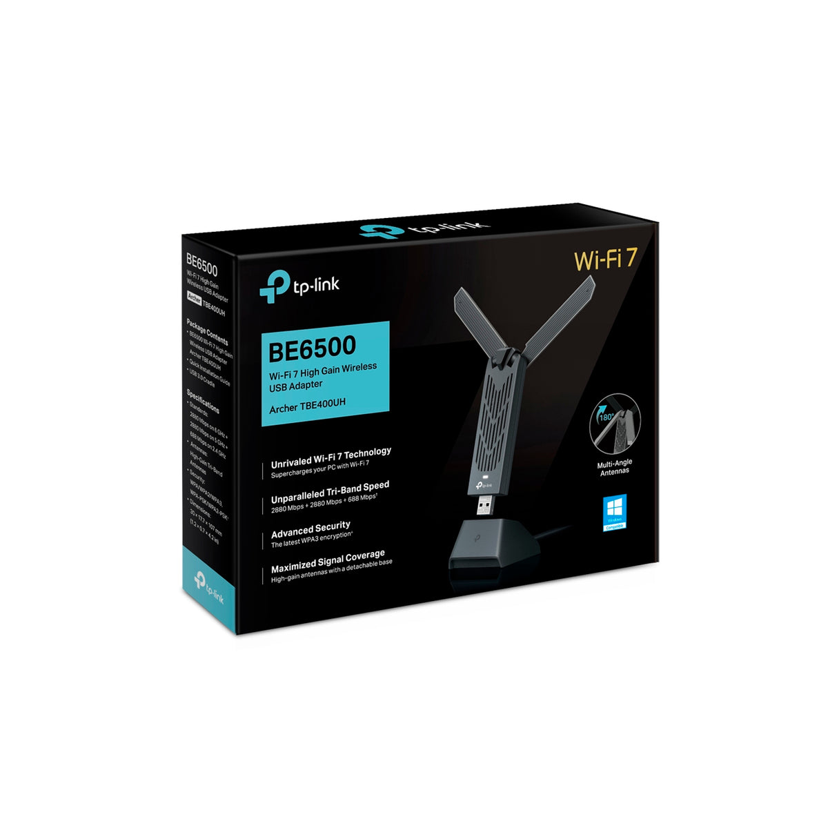 Adaptador Wi-Fi 7 TP-Link BE6500 Archer TBE400UH