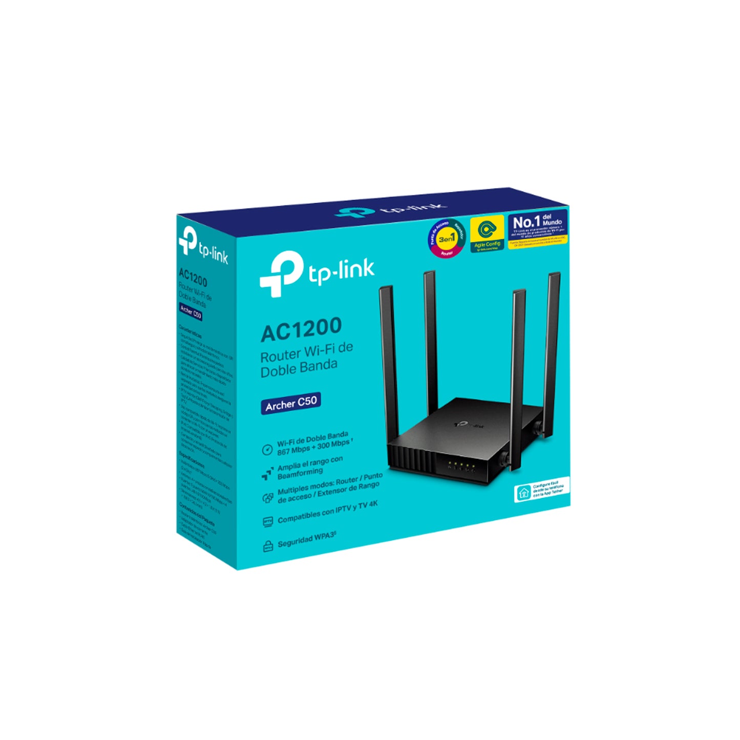 Router Extensor Wifi Archer C50 Banda Dual Ac1200 Tp-link