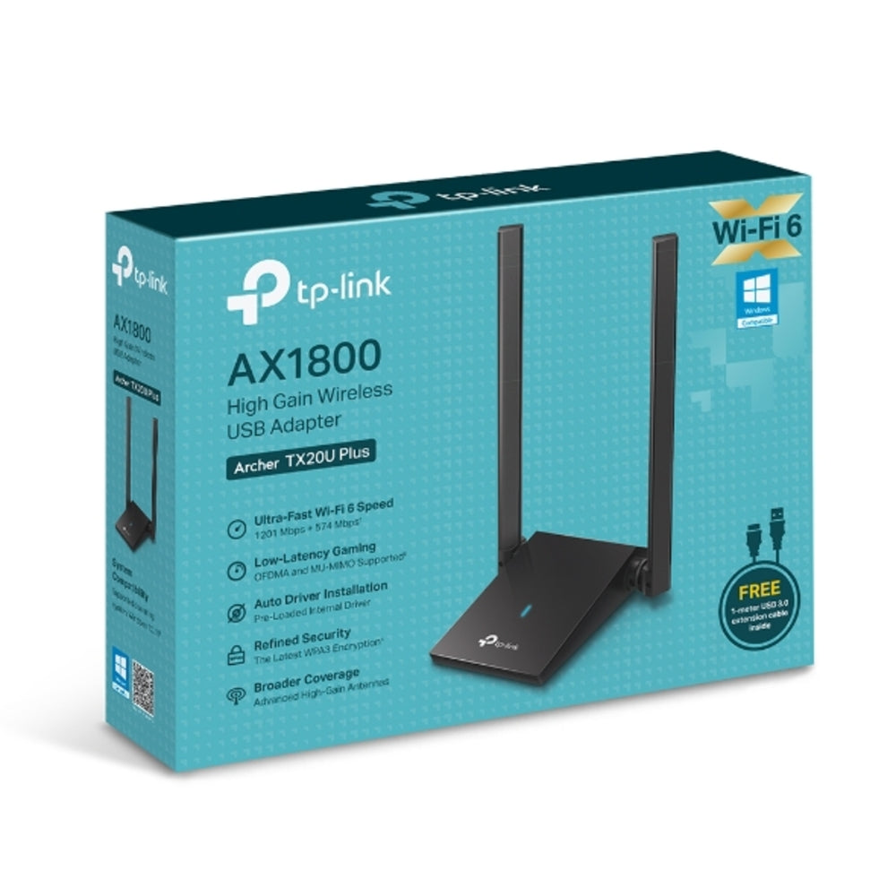 Adaptador Usb 3.0 Tp-link Archer Tx20u Plus Wifi 6 2 Antenas