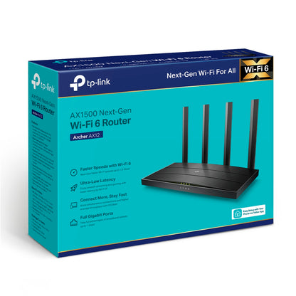 Router Tp-link Ax1500 Archer Ax12 Gigabit Wifi 6 Dual Band