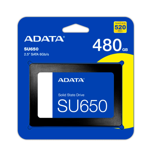 Disco De Estado Solido Ssd 480gb Adata Su650 3d Sata 2.5