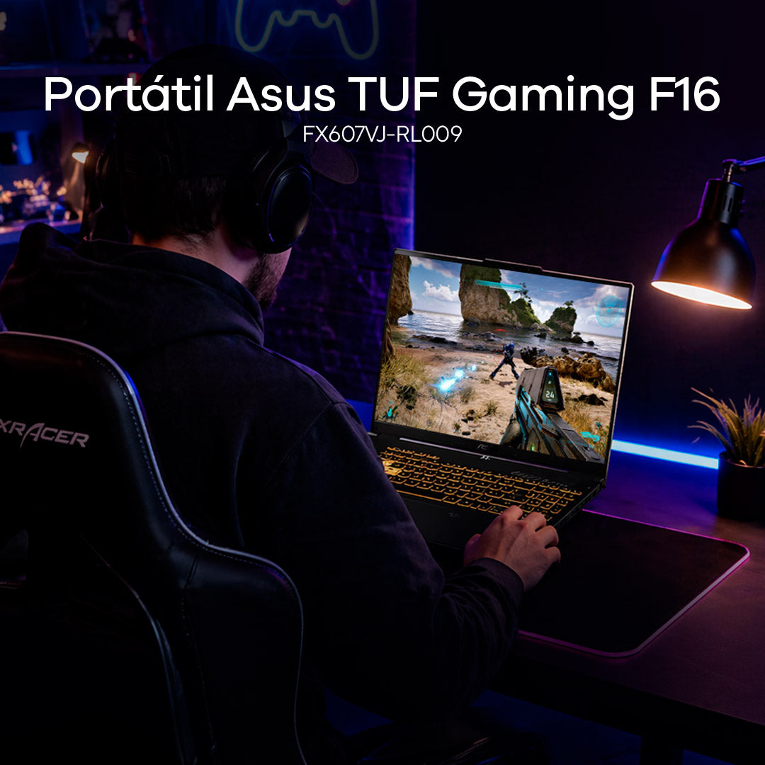 Portátil Gamer Asus Tuf F16 Core 5 210H 16GB 1TB RTX 3050