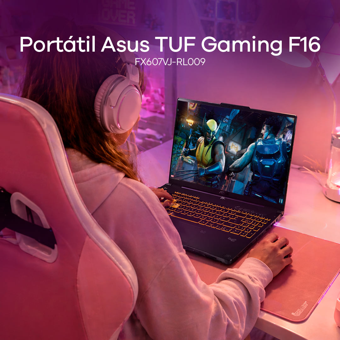 Portátil Gamer Asus Tuf F16 Core 5 210H 16GB 1TB RTX 3050