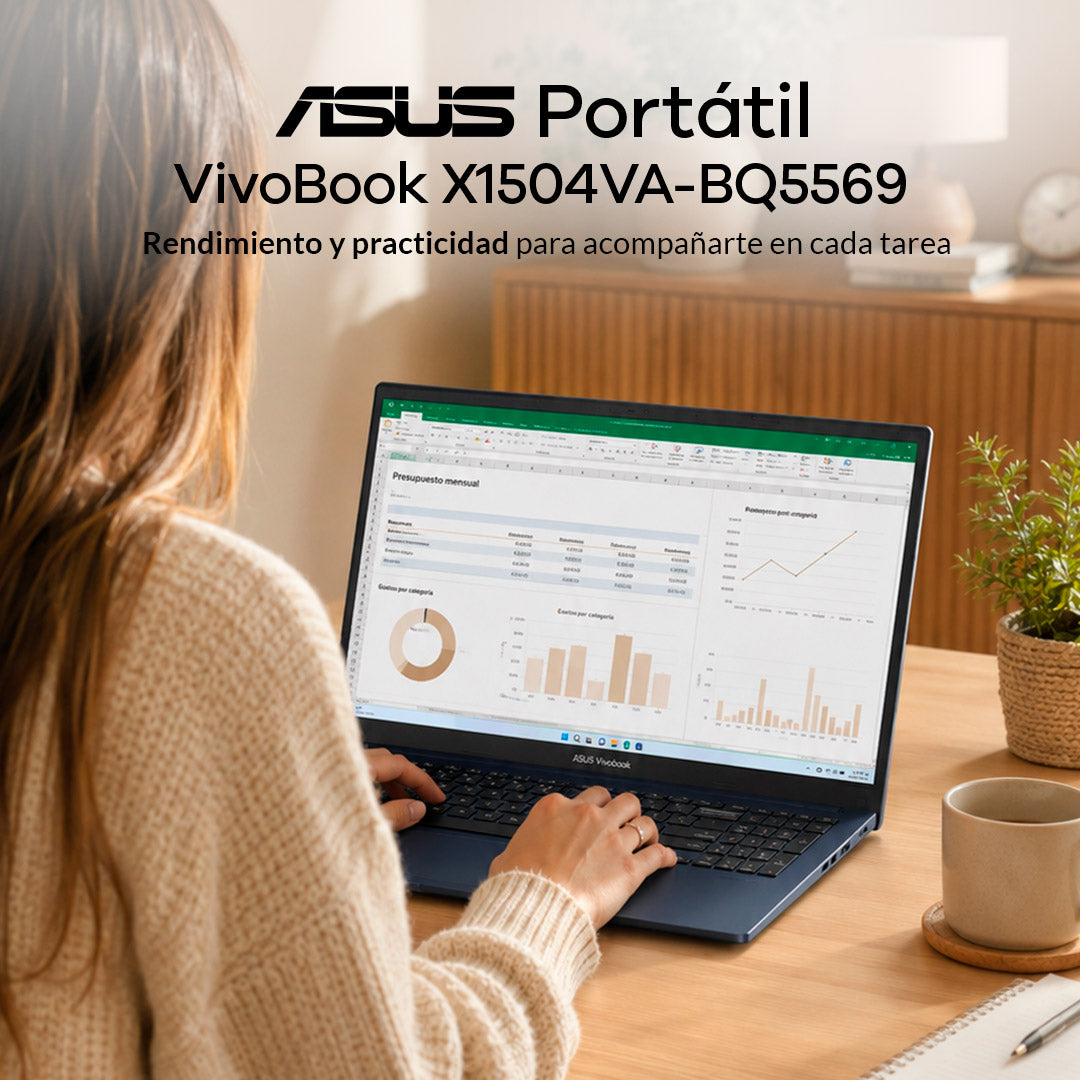 Portatil Asus Vivobook X1504VA Core 5 120U 16GB 1TB 15.6" FHD