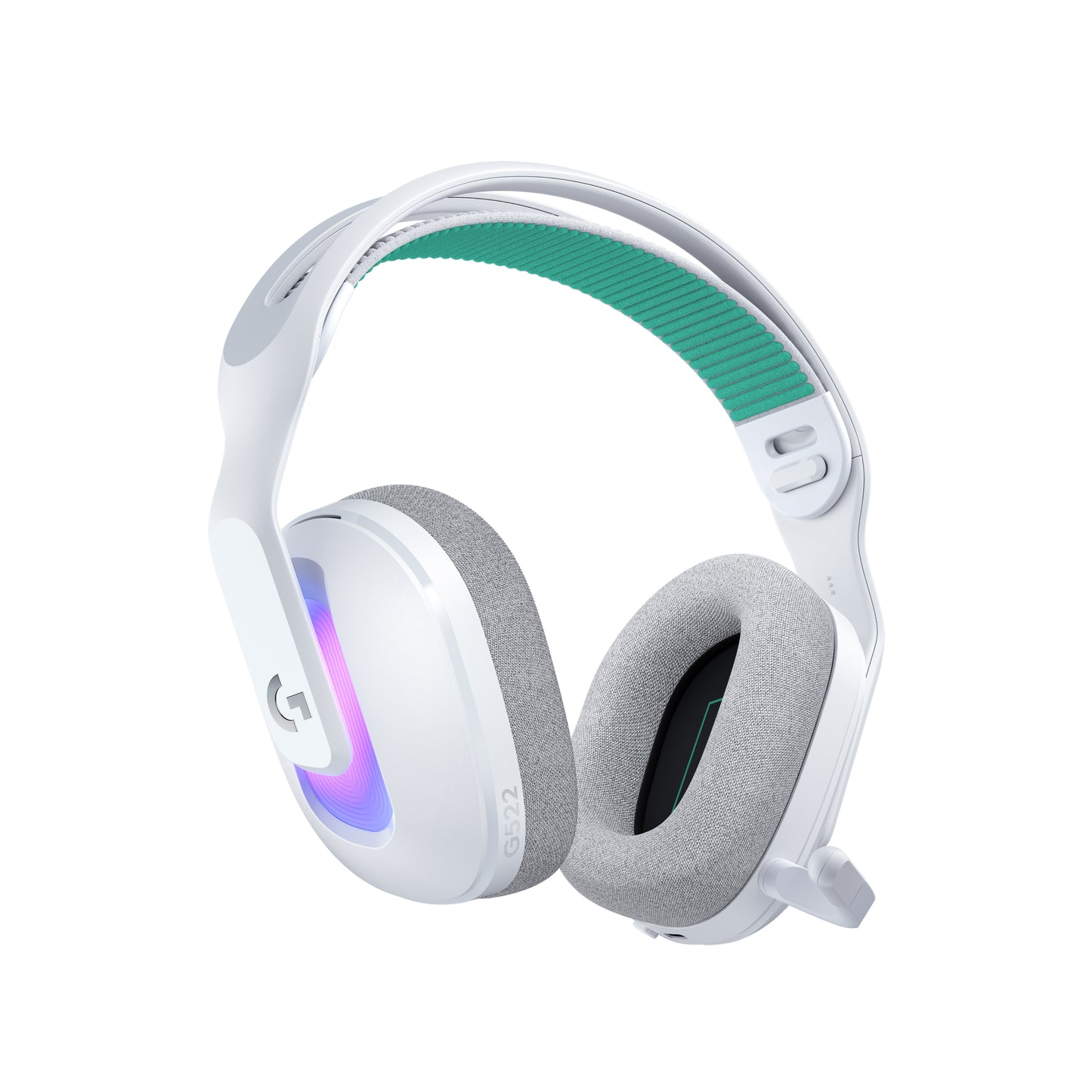 Diadema Gamer Logitech G522 inalámbrica LIGHTSYNC RGB Blanca