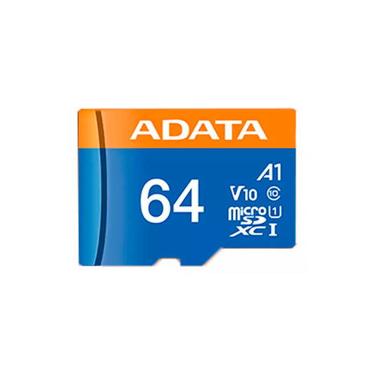 Memoria Microsd Adata 64GB Premier V10 Adaptador Sd